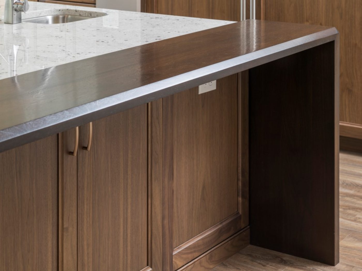 cabinets underneath bar