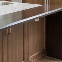 cabinets underneath bar