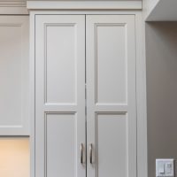 closed kitchen cabinet