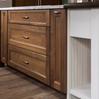closed kitchen island cabinet