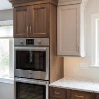 double stove in wall