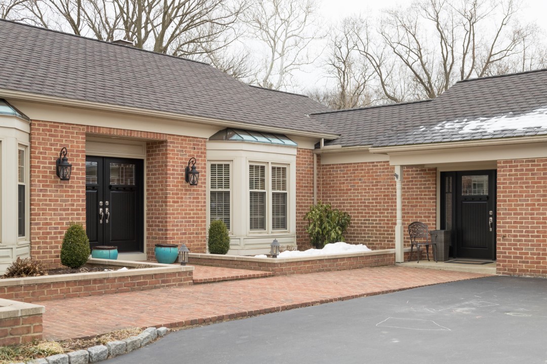 front door and side door
