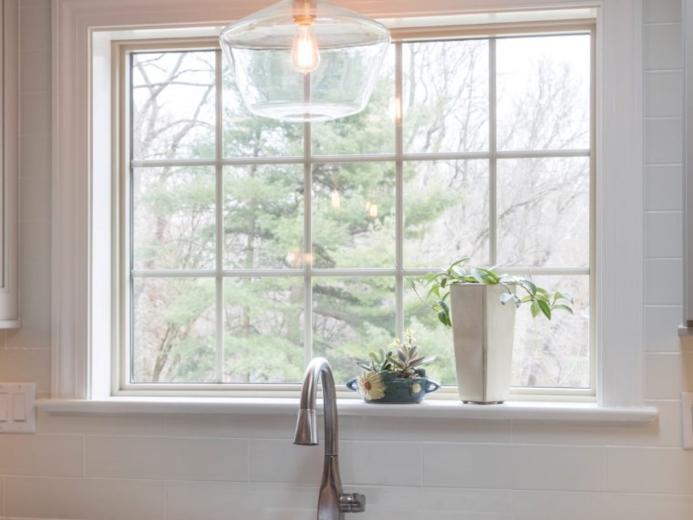 sink kitchen and window