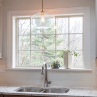 sink kitchen and window
