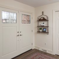 white door and windows