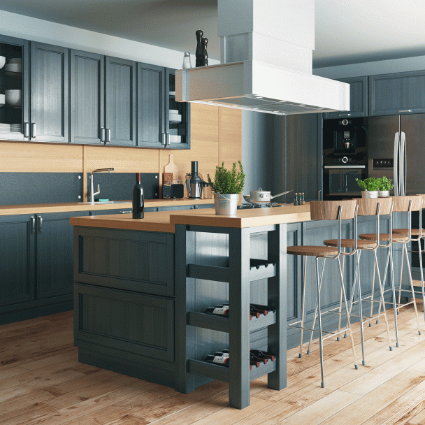 bold modern kitchen design