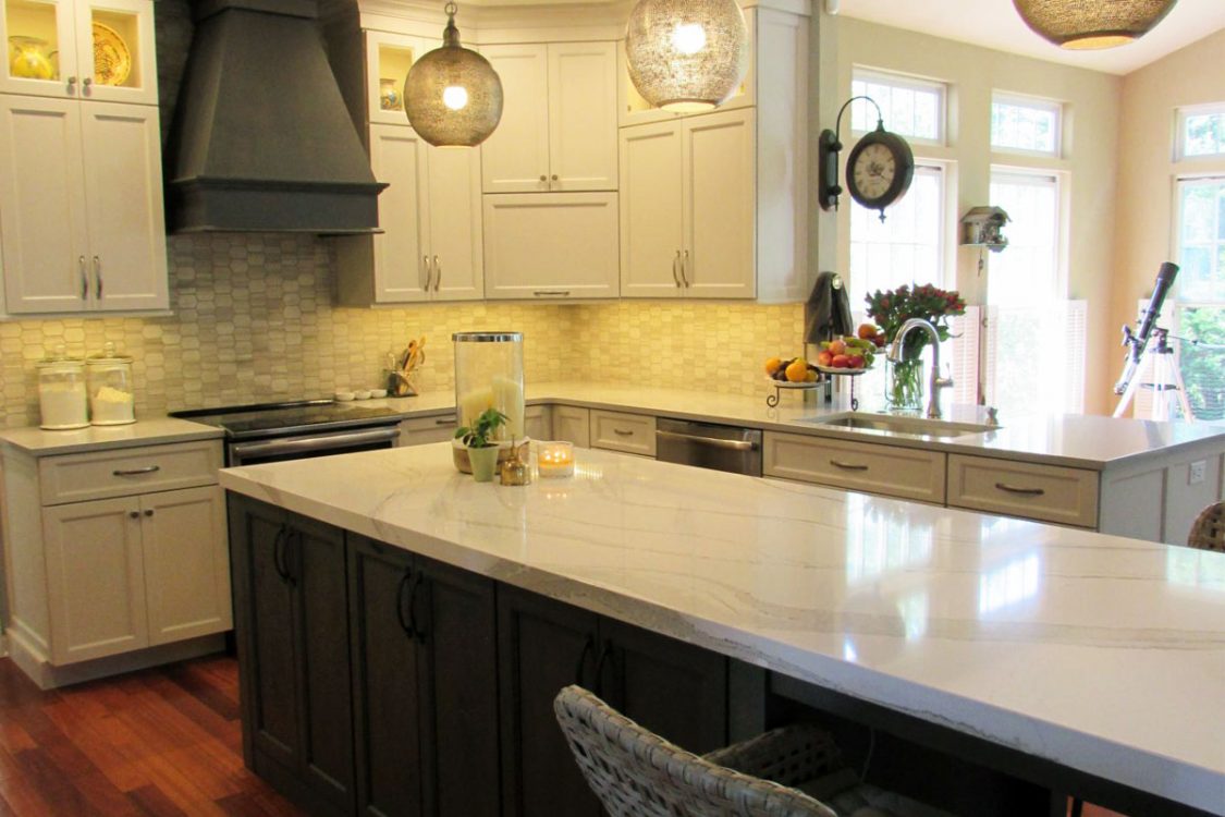 Custom cabinets in custom modern kitchen