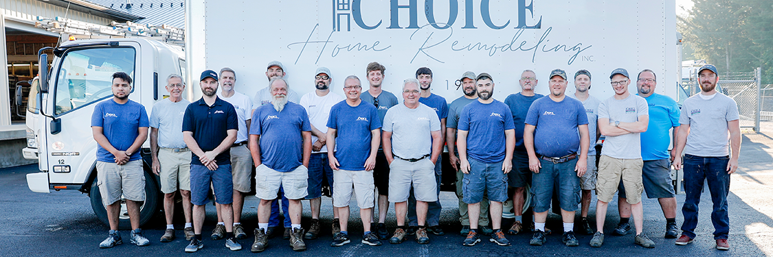 Home renovation contractor crew at Choice Home Remodeling