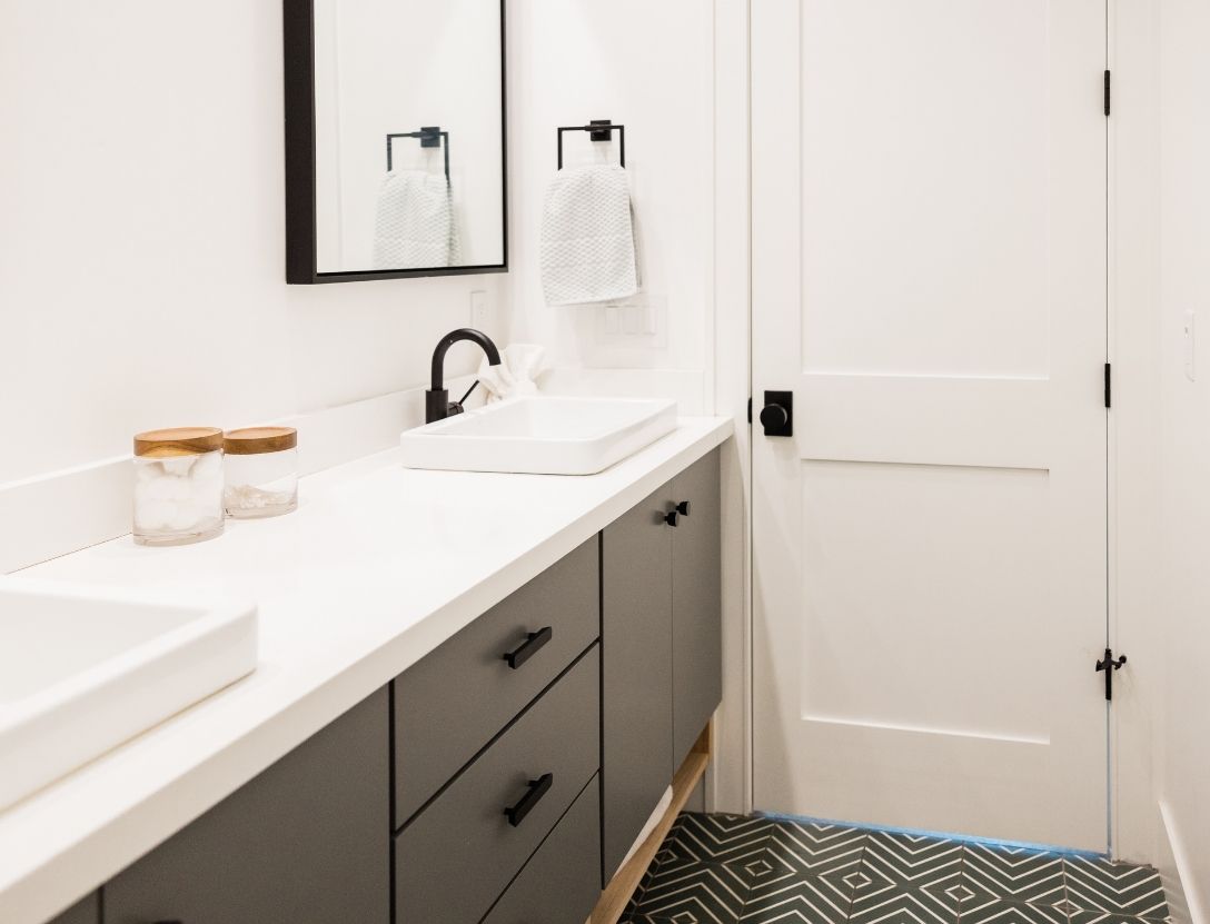 bathroom remodel idea including water closet