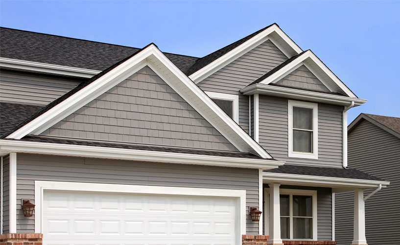 Exterior vinyl OKNA windows 