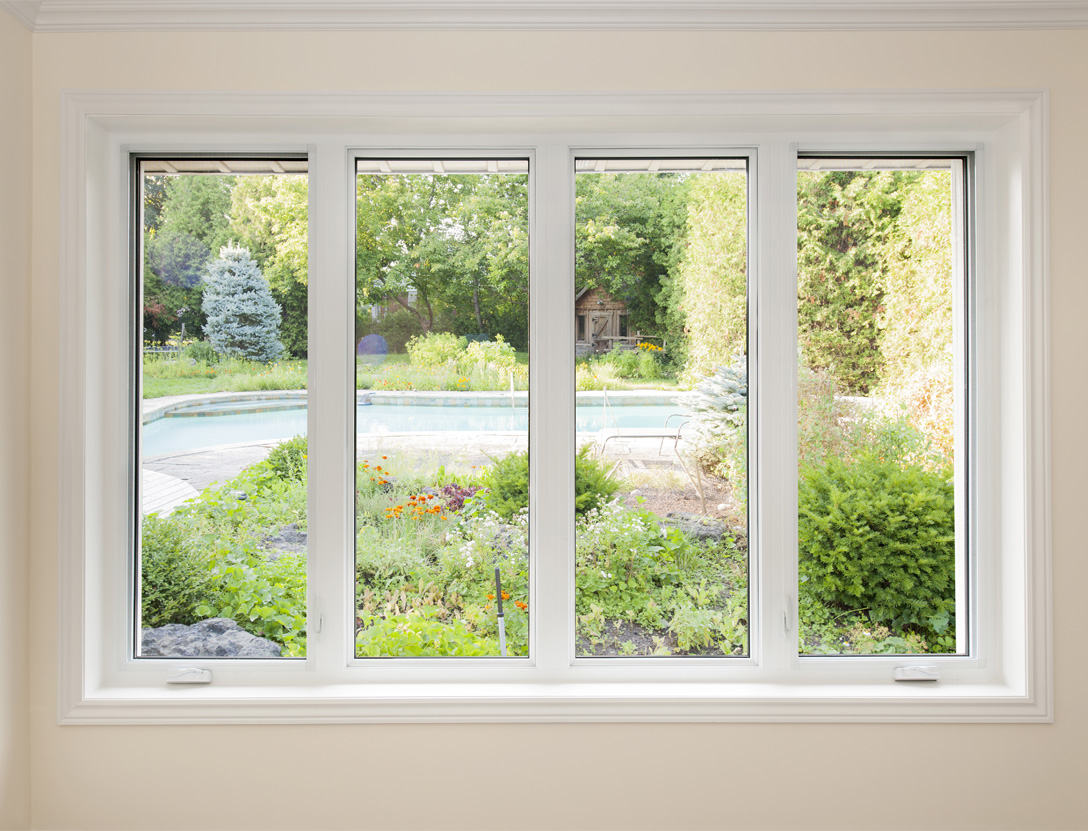 Casement window in home