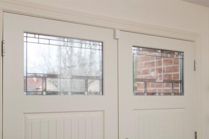 Detailed Front Door Windows