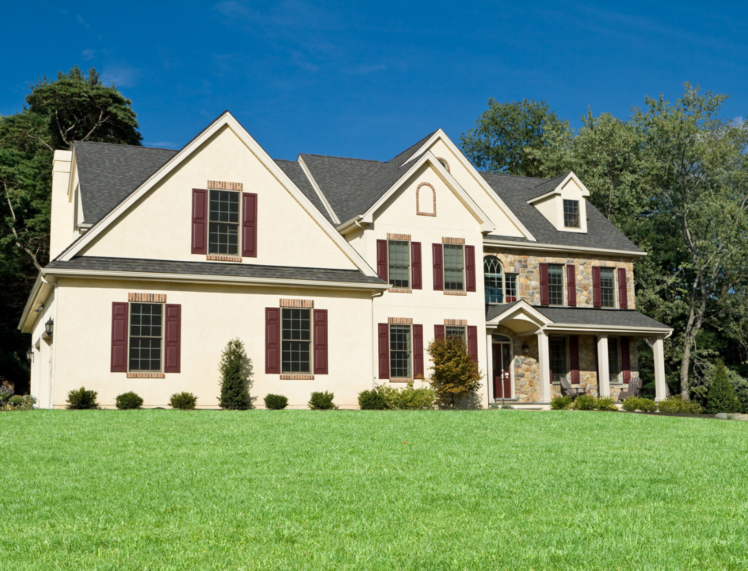 Lancaster County stucco work on home