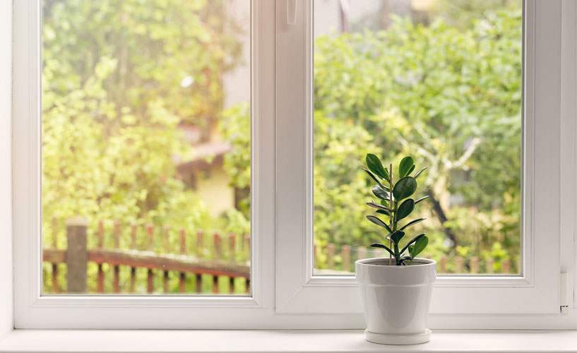 OKNA vinyl window installed in Lancaster PA