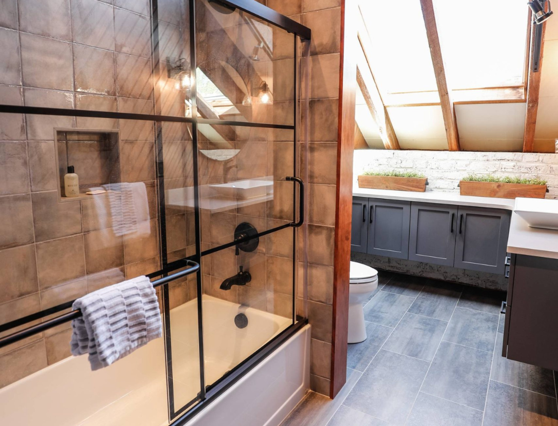 money saving bathroom remodel