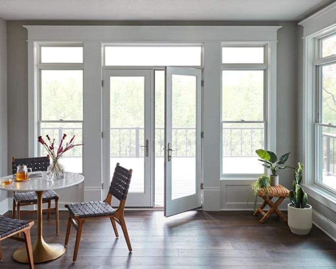 Hinged Patio Door Leading to Balcony