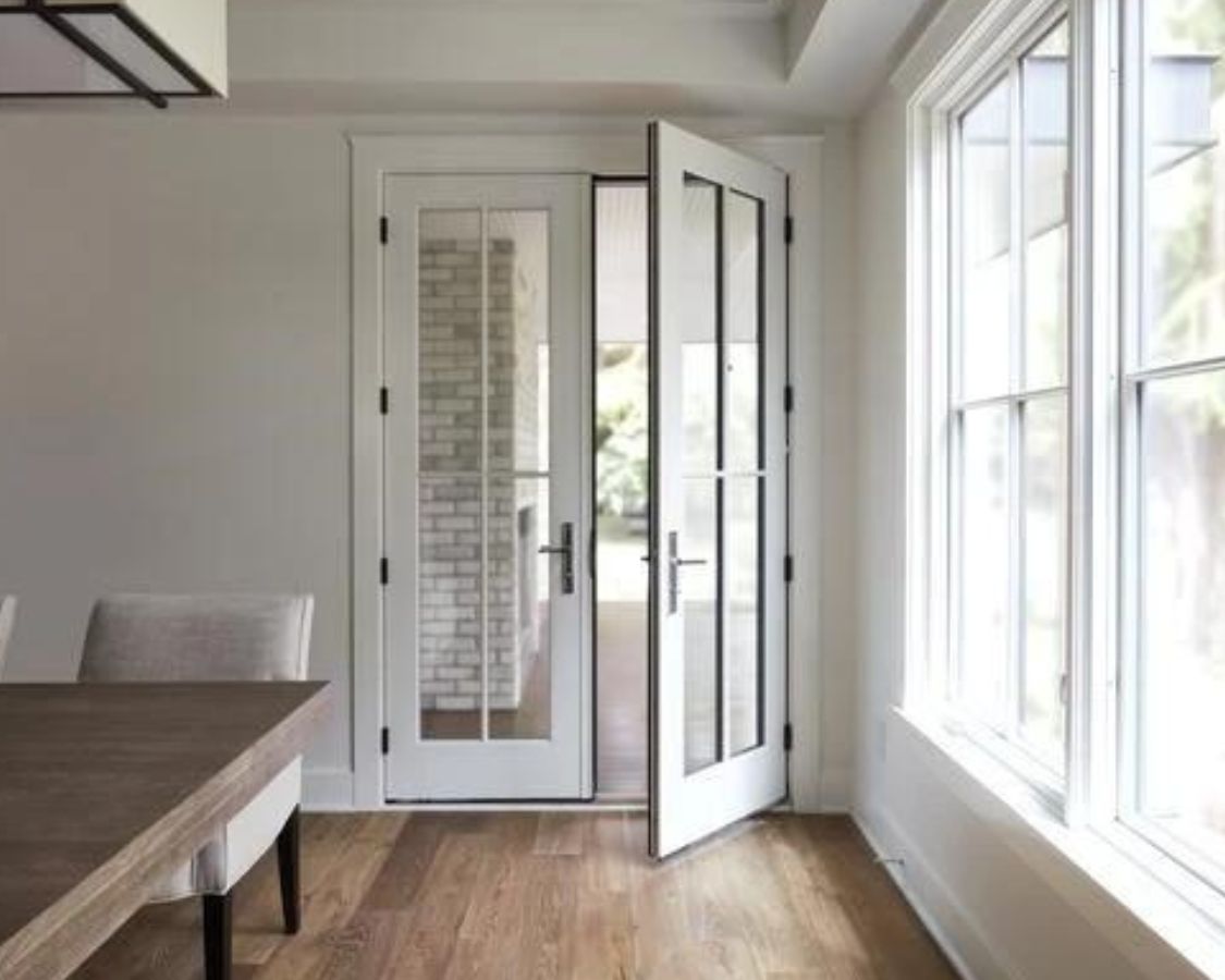 Types of Hinged Patio Doors with Grid Window Designs