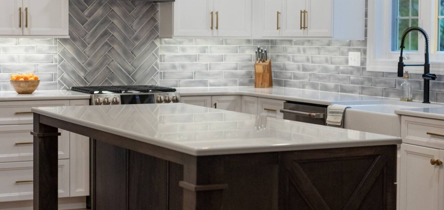 Durable stone kitchen countertops