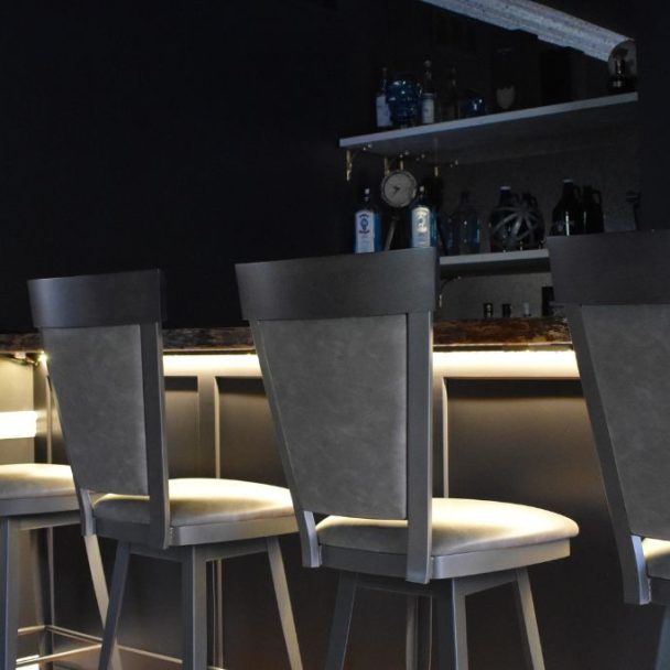 Remodeling a basement with a bar or lounge