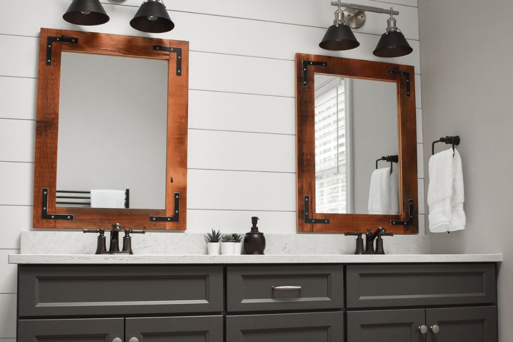 Colors for designing a double sink vanity