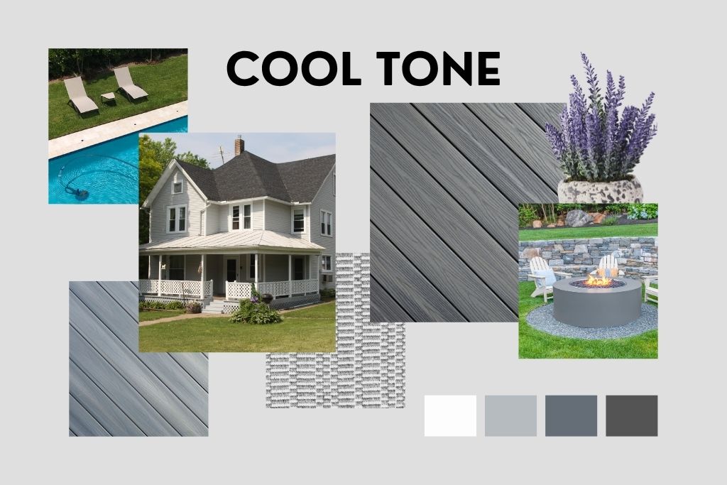 Cool toned decking design ideas