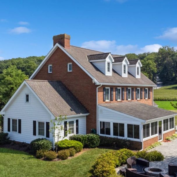 Home expansion to brick house